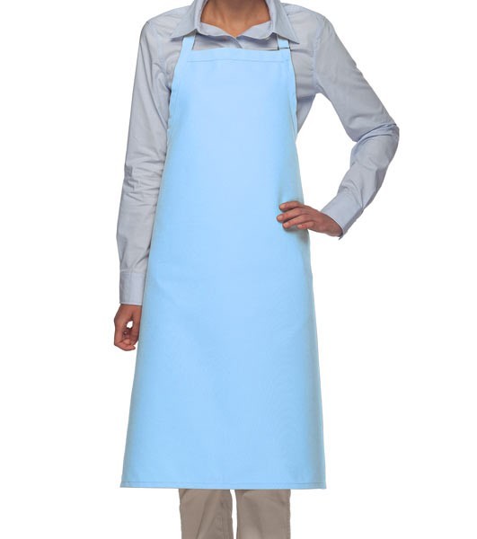 Adult Light Blue Full Length Bib Aprons